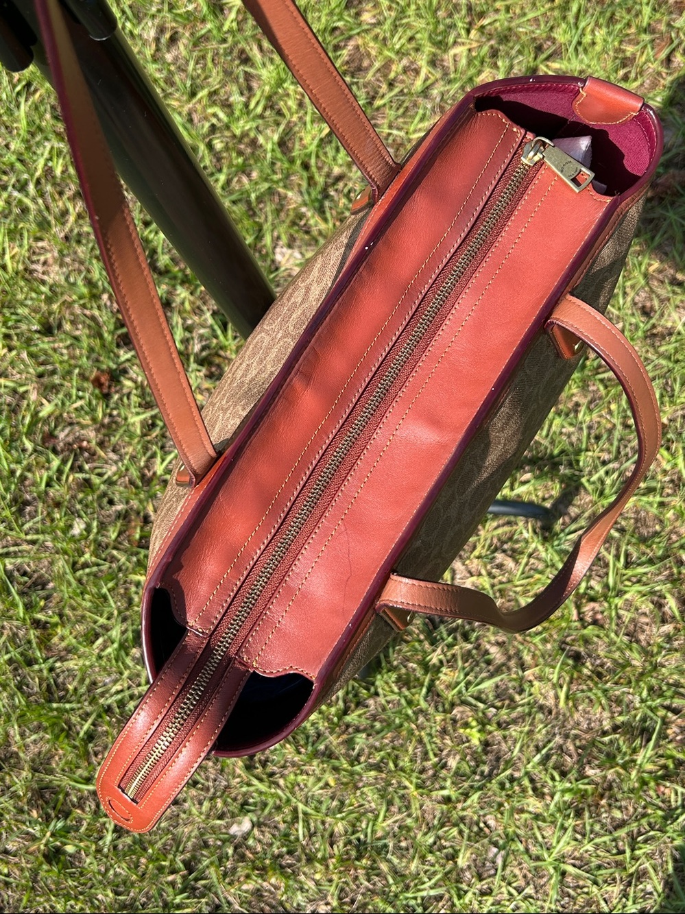 Coach signature top zip tote bag - Picture 6 of 16